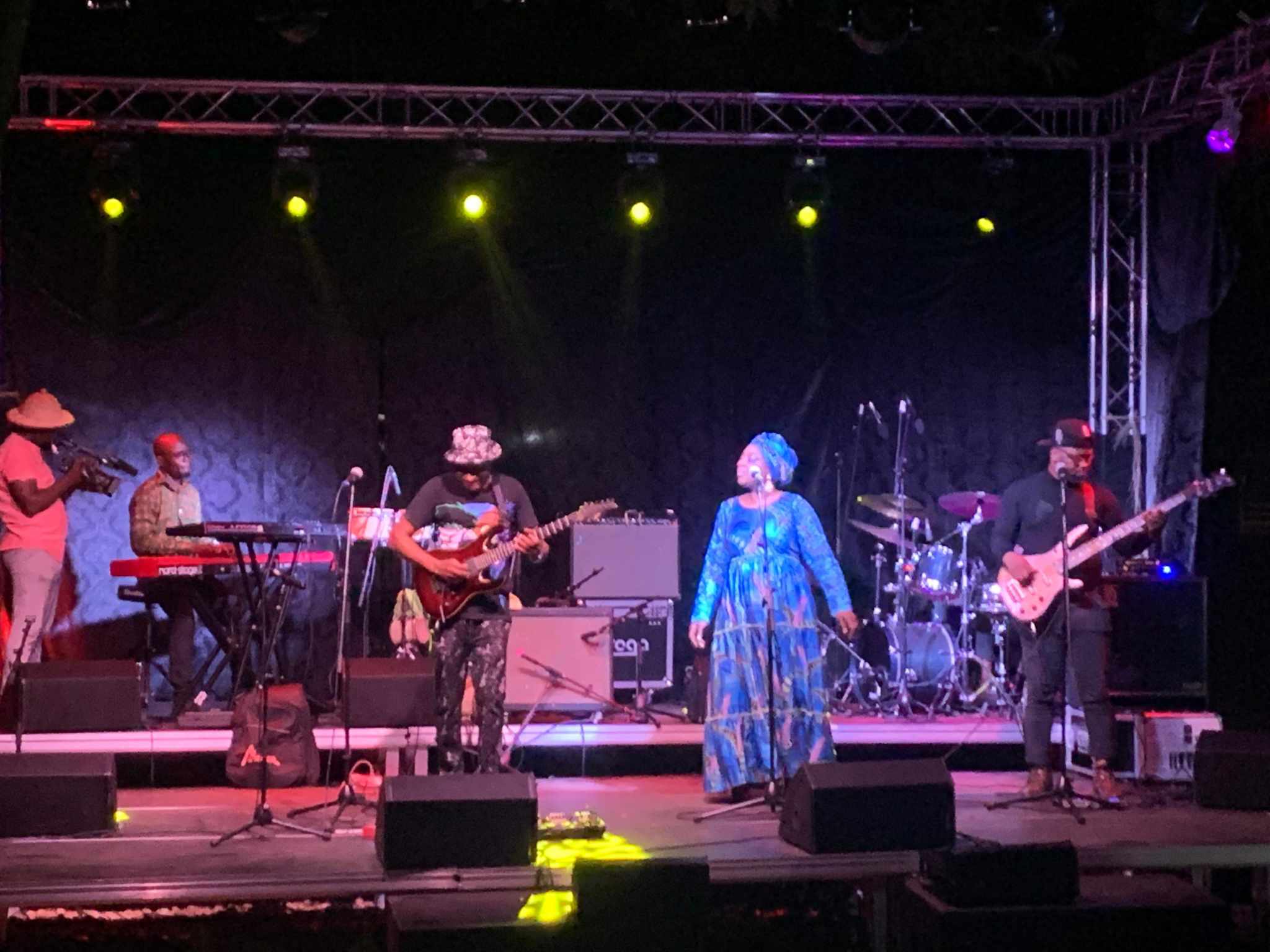 Sabine FOURN envoûtée à Vodun Days par le Jazz au CCRI
