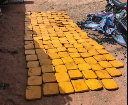 Lutte antidrogue au Nord-Bénin 165 plaquettes de cannabis saisies près de Malanville